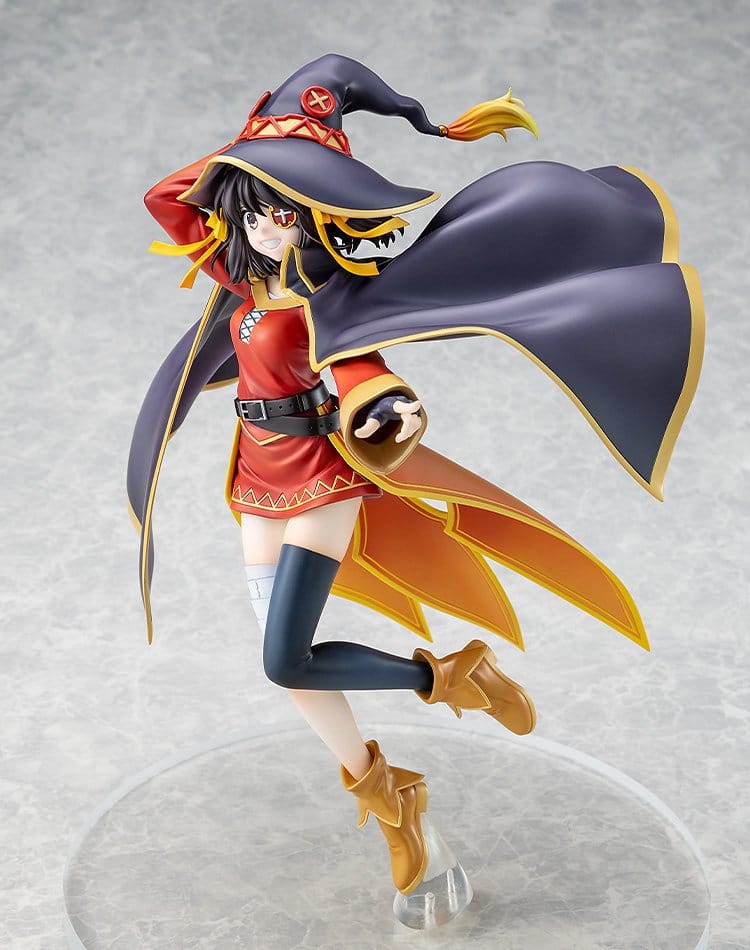 Konosuba x Haruhi Suzumiya PVC Figur 1/7 Haruhi Suzumiya Megumin Collaboration Ver. Illustration by Noizi Ito 25 cm Image 4
