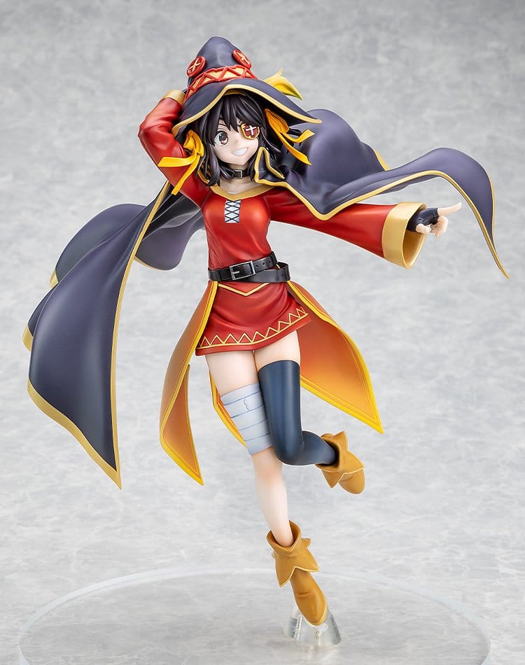 Konosuba x Haruhi Suzumiya PVC Figur 1/7 Haruhi Suzumiya Megumin Collaboration Ver. Illustration by Noizi Ito 25 cm Image 6