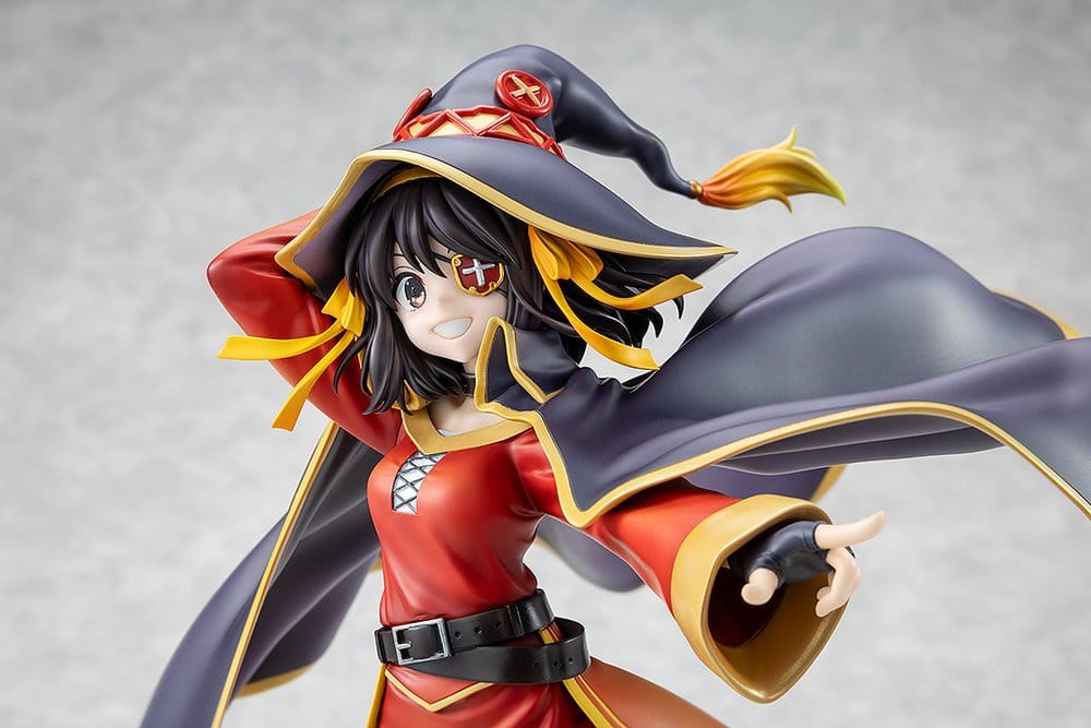 Konosuba x Haruhi Suzumiya PVC Figur 1/7 Haruhi Suzumiya Megumin Collaboration Ver. Illustration by Noizi Ito 25 cm Image 9