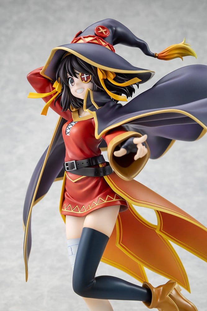 Konosuba x Haruhi Suzumiya PVC Figur 1/7 Haruhi Suzumiya Megumin Collaboration Ver. Illustration by Noizi Ito 25 cm Image 10