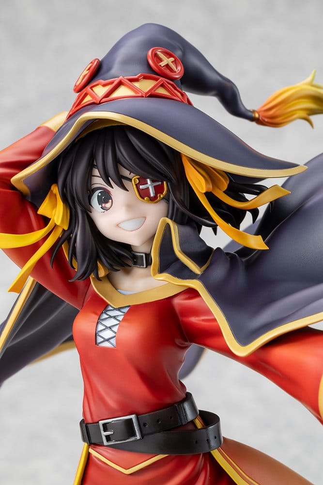 Konosuba x Haruhi Suzumiya PVC Figur 1/7 Haruhi Suzumiya Megumin Collaboration Ver. Illustration by Noizi Ito 25 cm Image 11