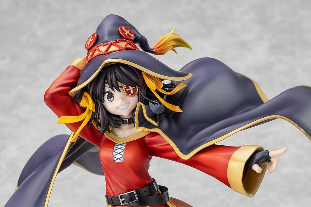 Konosuba x Haruhi Suzumiya PVC Figur 1/7 Haruhi Suzumiya Megumin Collaboration Ver. Illustration by Noizi Ito 25 cm Image 12
