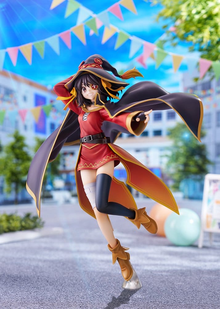 Konosuba x Haruhi Suzumiya PVC Figur 1/7 Haruhi Suzumiya Megumin Collaboration Ver. Illustration by Noizi Ito 25 cm Image 13