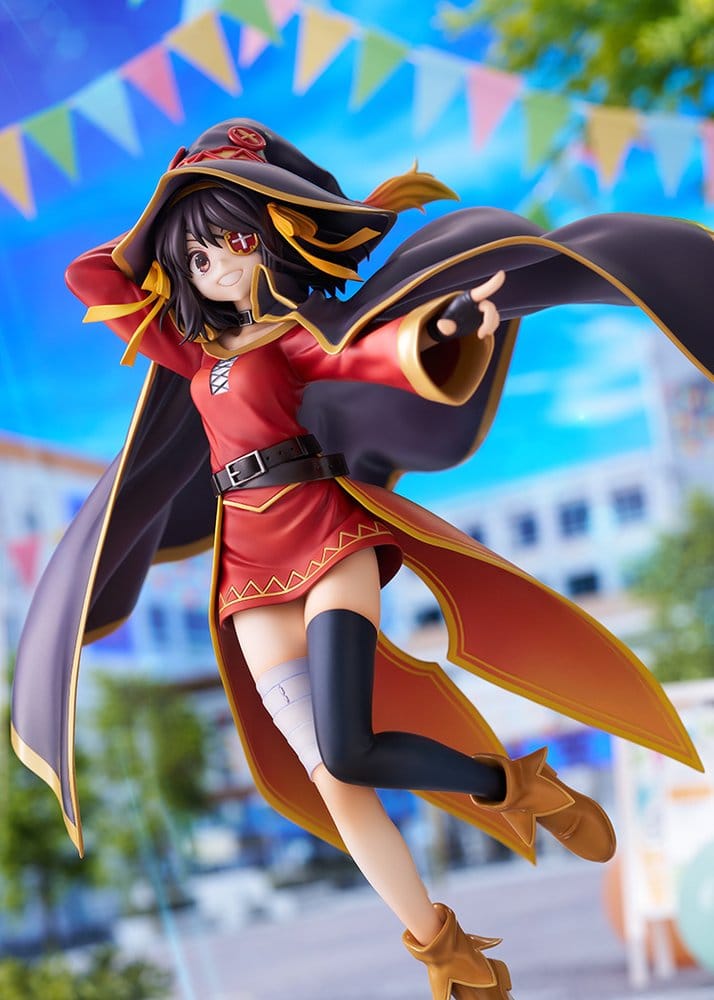 Konosuba x Haruhi Suzumiya PVC Figur 1/7 Haruhi Suzumiya Megumin Collaboration Ver. Illustration by Noizi Ito 25 cm Image 14