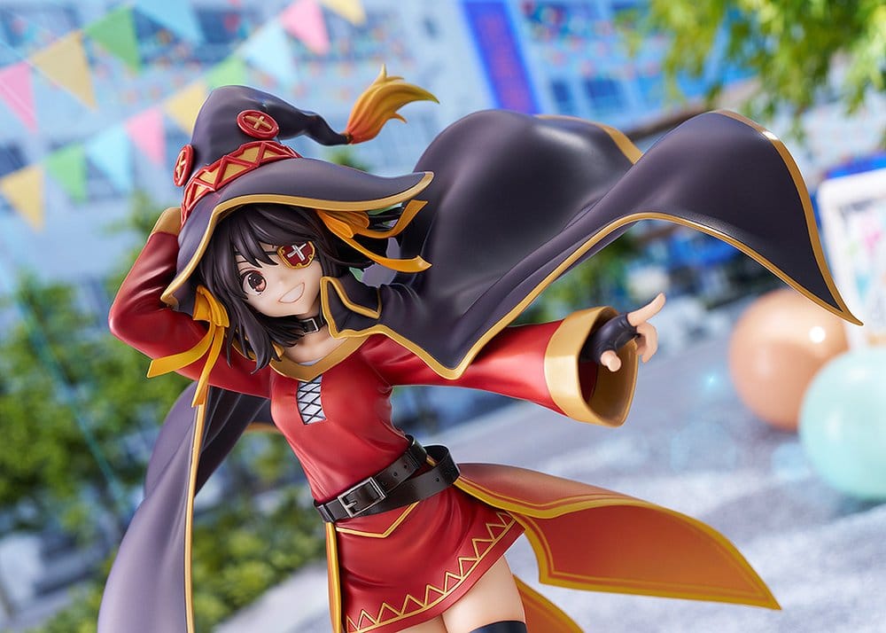 Konosuba x Haruhi Suzumiya PVC Figur 1/7 Haruhi Suzumiya Megumin Collaboration Ver. Illustration by Noizi Ito 25 cm Image 18