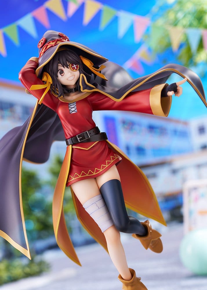 Konosuba x Haruhi Suzumiya PVC Figur 1/7 Haruhi Suzumiya Megumin Collaboration Ver. Illustration by Noizi Ito 25 cm Image 19
