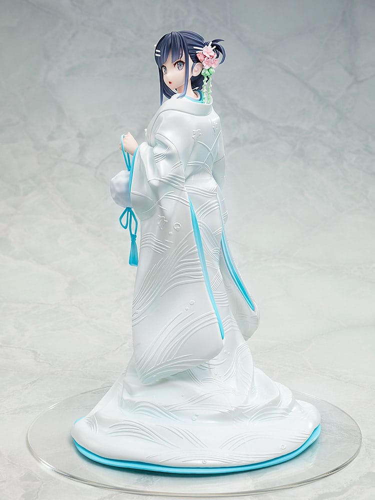 Rascal Does Not Dream of a Bunny Girl Senpai Statue 1/7 Mai Sakurajima White Kimono Ver. 23 cm Image 2