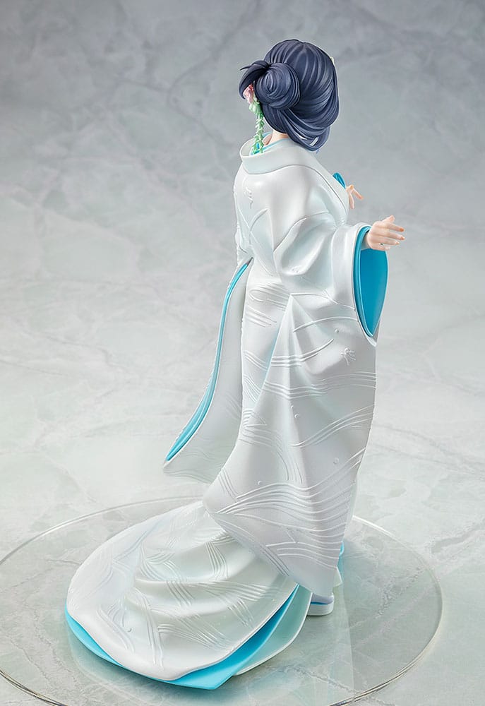 Rascal Does Not Dream of a Bunny Girl Senpai Statue 1/7 Mai Sakurajima White Kimono Ver. 23 cm Image 5