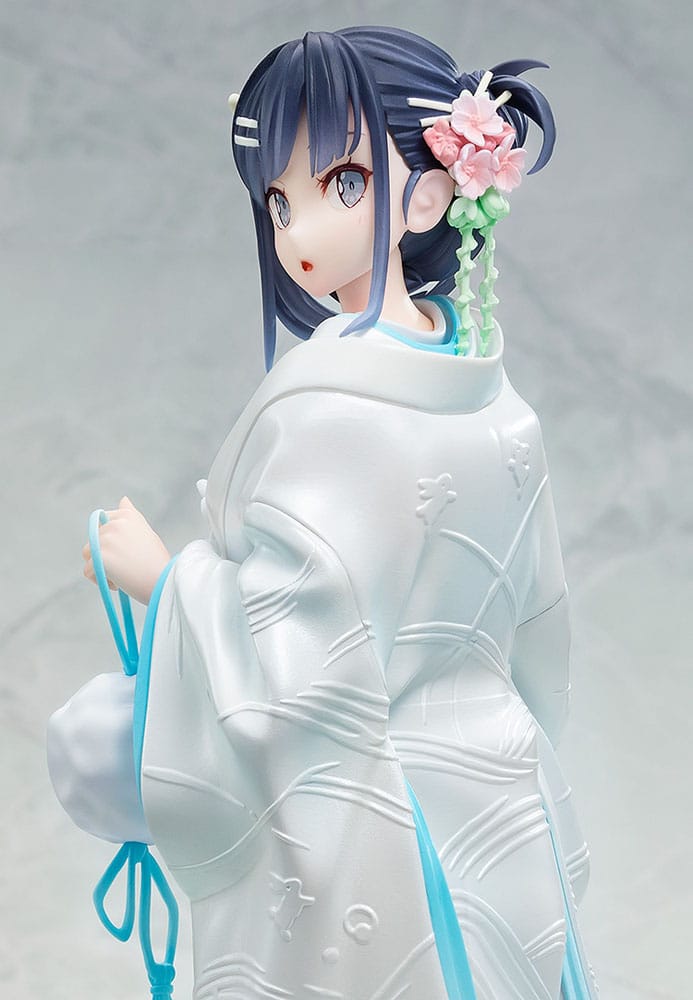 Rascal Does Not Dream of a Bunny Girl Senpai Statue 1/7 Mai Sakurajima White Kimono Ver. 23 cm Image 8