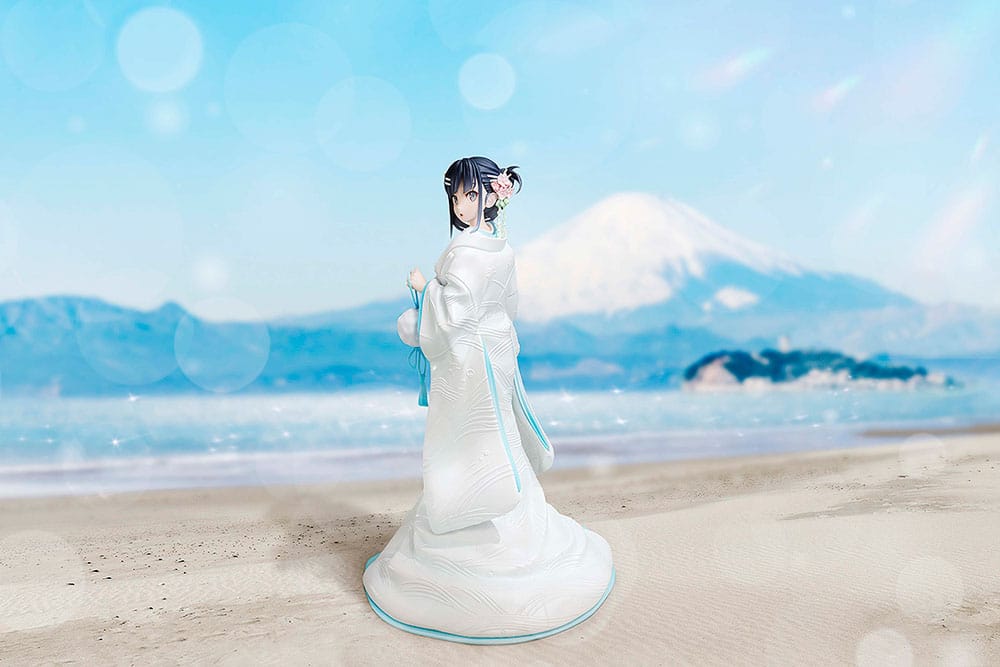 Rascal Does Not Dream of a Bunny Girl Senpai Statue 1/7 Mai Sakurajima White Kimono Ver. 23 cm Image 11