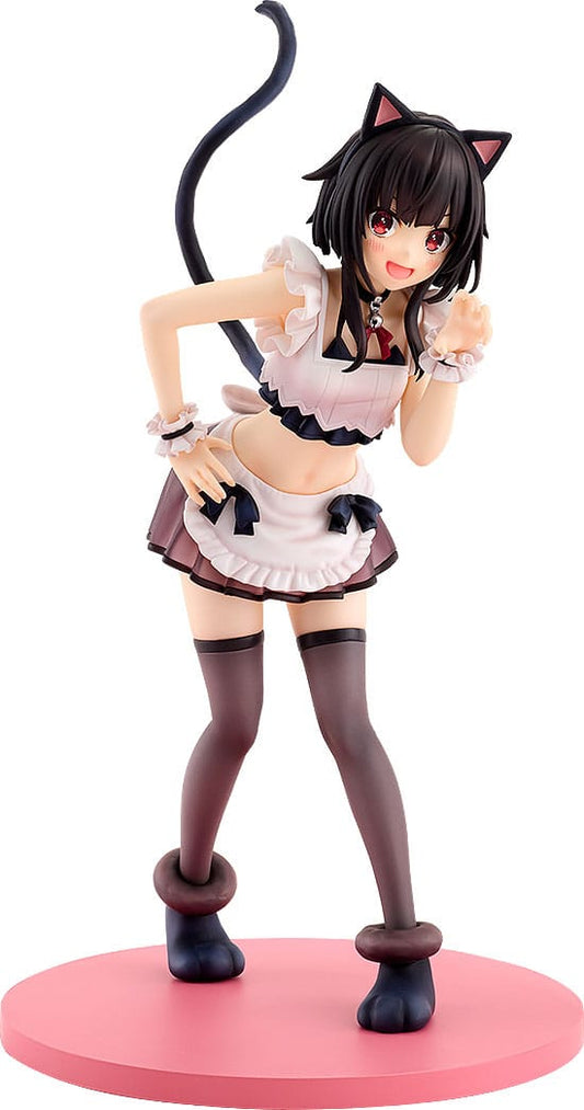 Konosuba God's blessing on this wonderful world! PVC Statue Megumin: Light Novel Catgirl Maid Ver. 16 cm Image 1