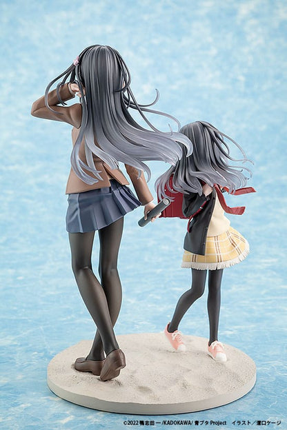 Rascal Does Not Dream of a Knapsack Kid PVC Statue Mai Sakurajima High School Graduation Ver. & Knapsack Kid 19 cm Image 3