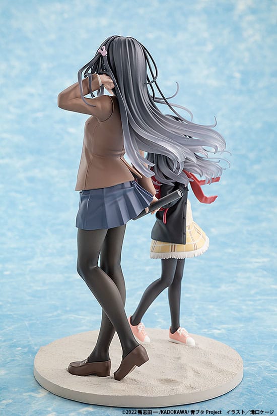 Rascal Does Not Dream of a Knapsack Kid PVC Statue Mai Sakurajima High School Graduation Ver. & Knapsack Kid 19 cm Image 4