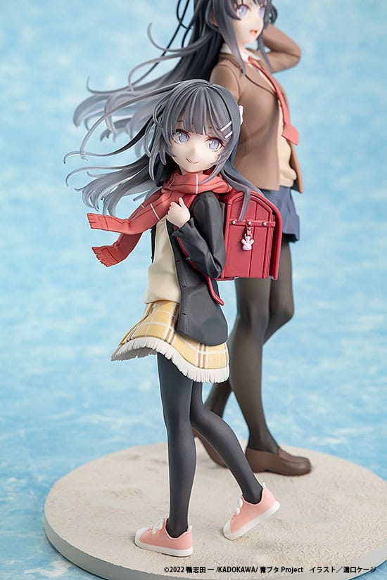 Rascal Does Not Dream of a Knapsack Kid PVC Statue Mai Sakurajima High School Graduation Ver. & Knapsack Kid 19 cm Image 5