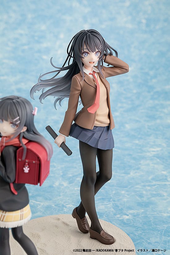 Rascal Does Not Dream of a Knapsack Kid PVC Statue Mai Sakurajima High School Graduation Ver. & Knapsack Kid 19 cm Image 7