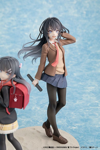 Rascal Does Not Dream of a Knapsack Kid PVC Statue Mai Sakurajima High School Graduation Ver. & Knapsack Kid 19 cm Image 7