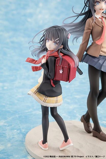 Rascal Does Not Dream of a Knapsack Kid PVC Statue Mai Sakurajima High School Graduation Ver. & Knapsack Kid 19 cm Image 8