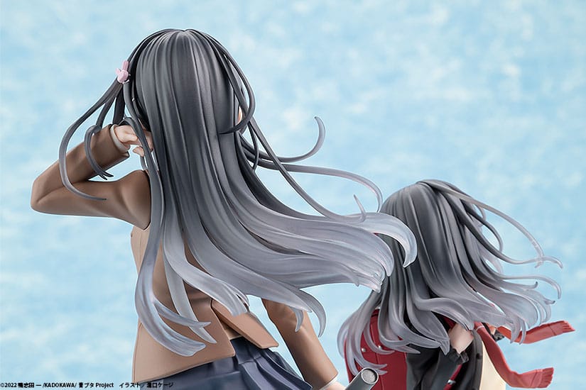 Rascal Does Not Dream of a Knapsack Kid PVC Statue Mai Sakurajima High School Graduation Ver. & Knapsack Kid 19 cm Image 10