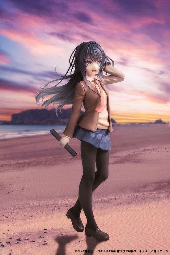 Rascal Does Not Dream of a Knapsack Kid PVC Statue Mai Sakurajima High School Graduation Ver. & Knapsack Kid 19 cm Image 13