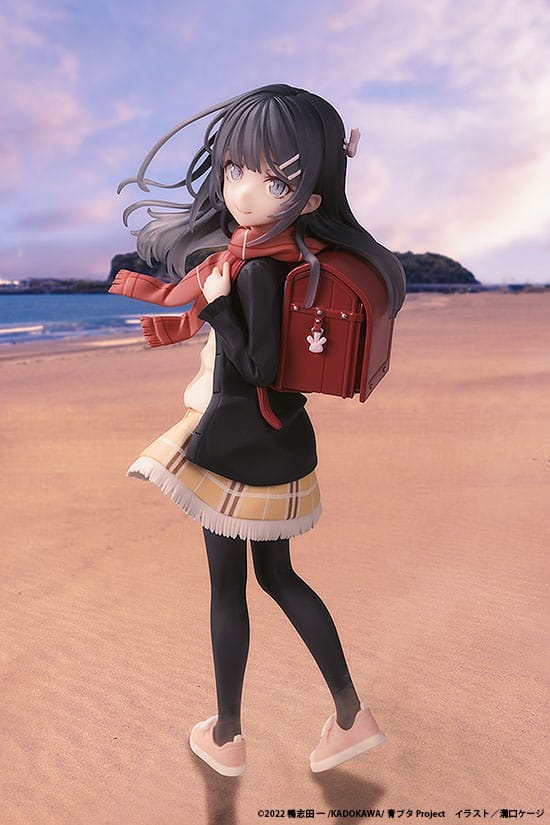 Rascal Does Not Dream of a Knapsack Kid PVC Statue Mai Sakurajima High School Graduation Ver. & Knapsack Kid 19 cm Image 14
