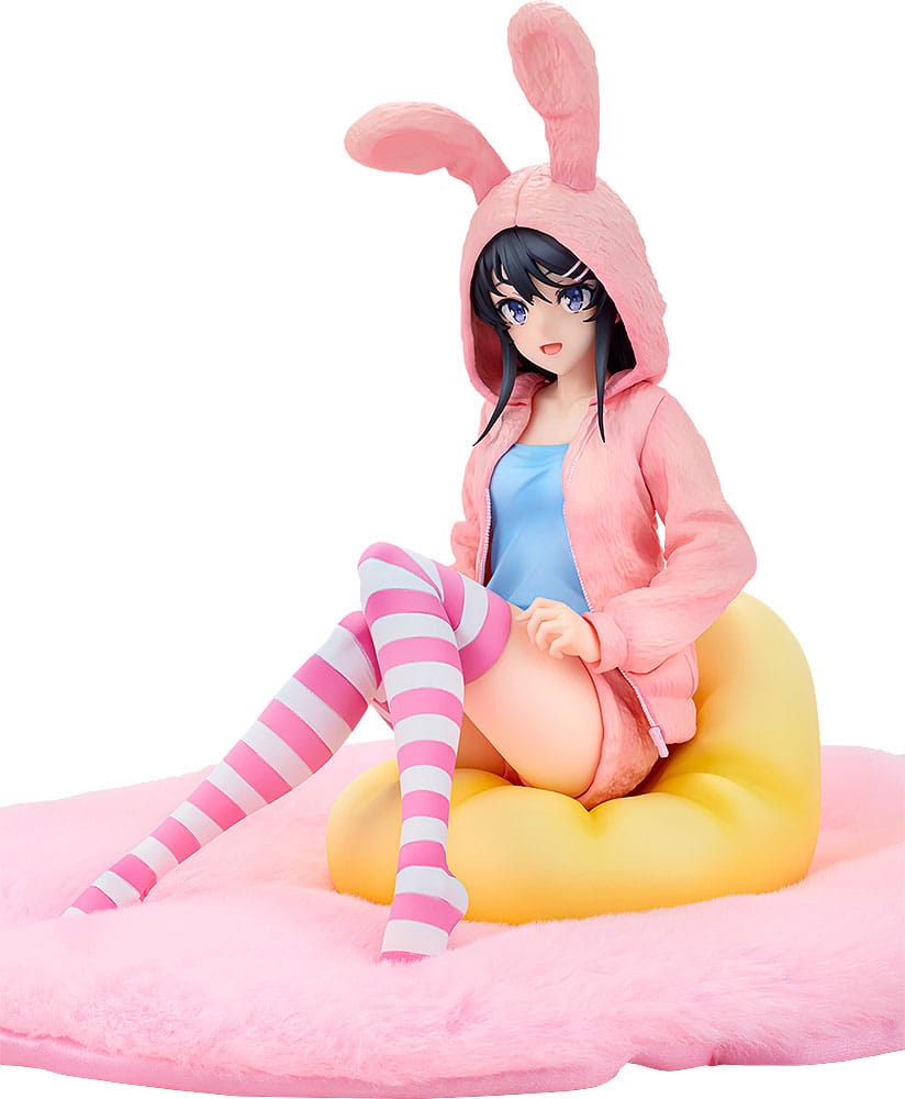 Rascal Does Not Dream of a Knapsack Kid PVC Statue 1/7 Mai Sakurajima Hoodie Look Rabbit Ears Ver. 18 cm Image 1