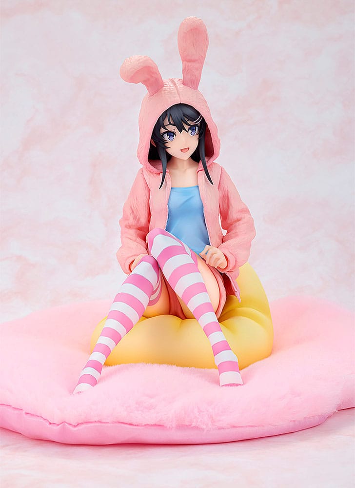 Rascal Does Not Dream of a Knapsack Kid PVC Statue 1/7 Mai Sakurajima Hoodie Look Rabbit Ears Ver. 18 cm Image 4