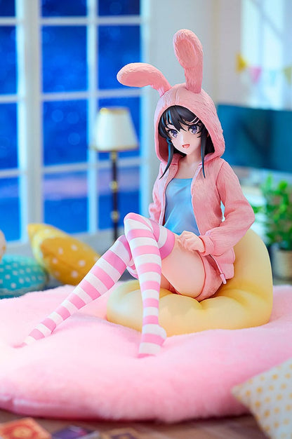 Rascal Does Not Dream of a Knapsack Kid PVC Statue 1/7 Mai Sakurajima Hoodie Look Rabbit Ears Ver. 18 cm Image 11