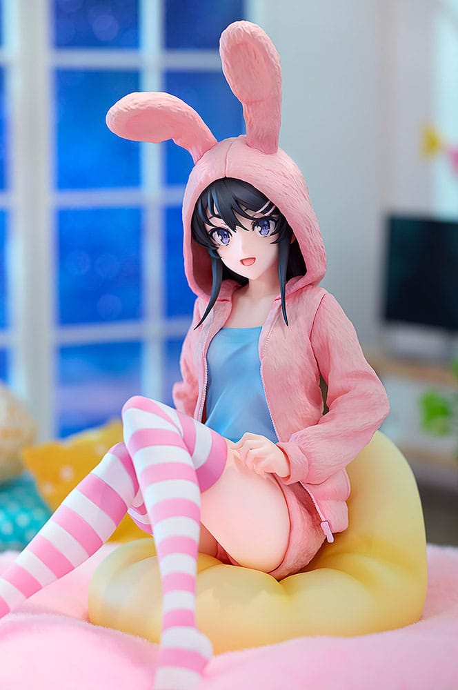 Rascal Does Not Dream of a Knapsack Kid PVC Statue 1/7 Mai Sakurajima Hoodie Look Rabbit Ears Ver. 18 cm Image 12