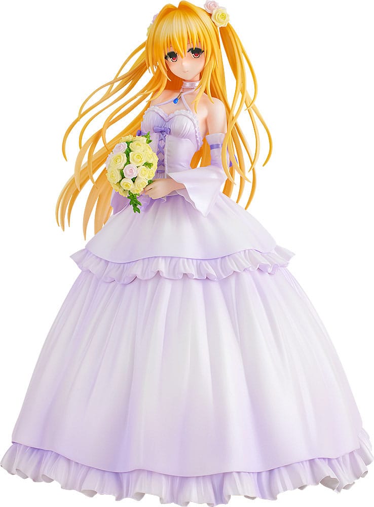 To Love-Ru Darkness PVC Statue 1/7 Golden Darkness Wedding Dress Ver. 23 cm Image 1