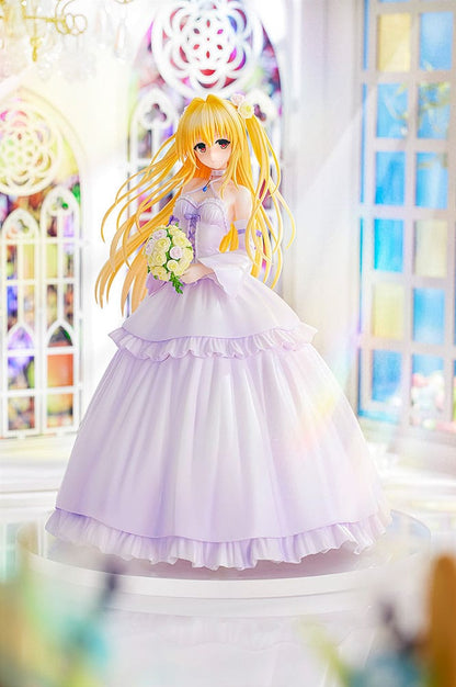 To Love-Ru Darkness PVC Statue 1/7 Golden Darkness Wedding Dress Ver. 23 cm Image 3