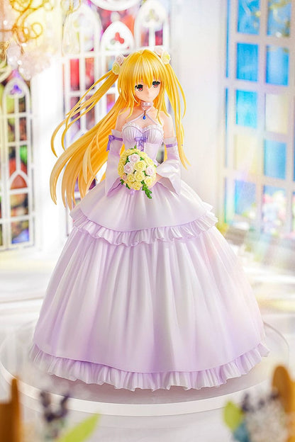 To Love-Ru Darkness PVC Statue 1/7 Golden Darkness Wedding Dress Ver. 23 cm Image 4