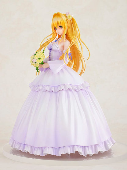 To Love-Ru Darkness PVC Statue 1/7 Golden Darkness Wedding Dress Ver. 23 cm Image 7