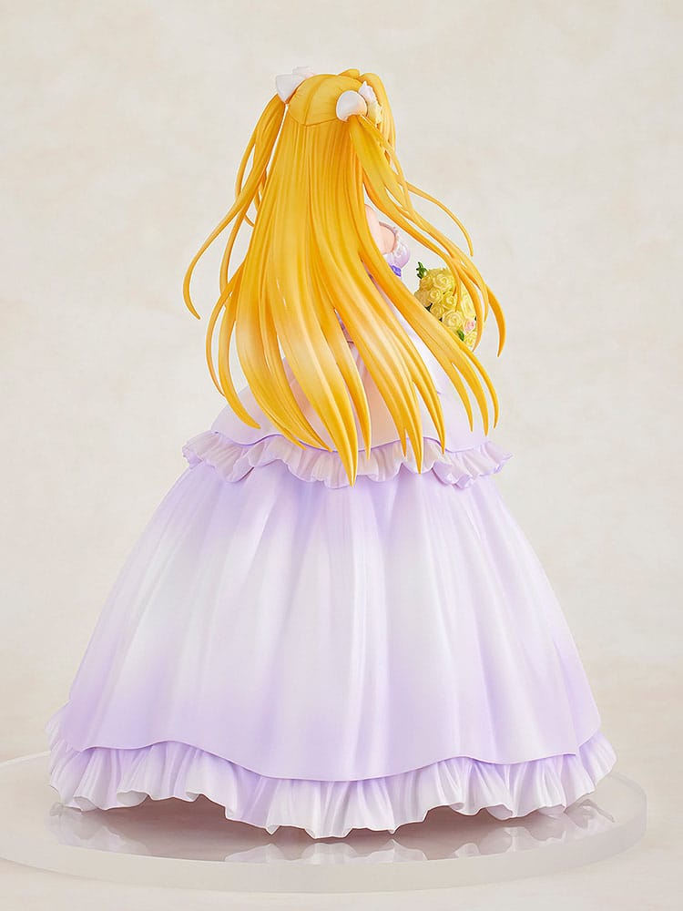 To Love-Ru Darkness PVC Statue 1/7 Golden Darkness Wedding Dress Ver. 23 cm Image 8