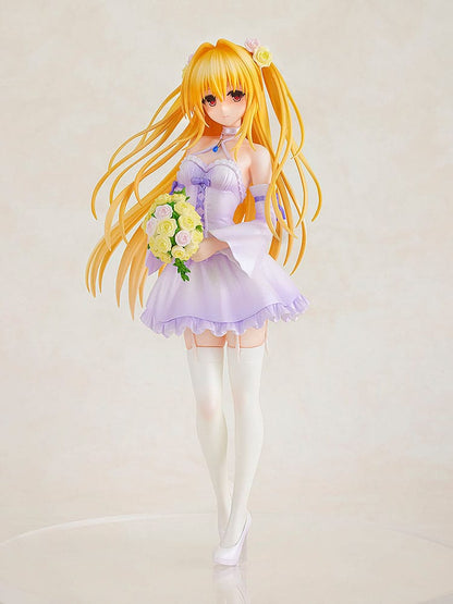 To Love-Ru Darkness PVC Statue 1/7 Golden Darkness Wedding Dress Ver. 23 cm Image 10