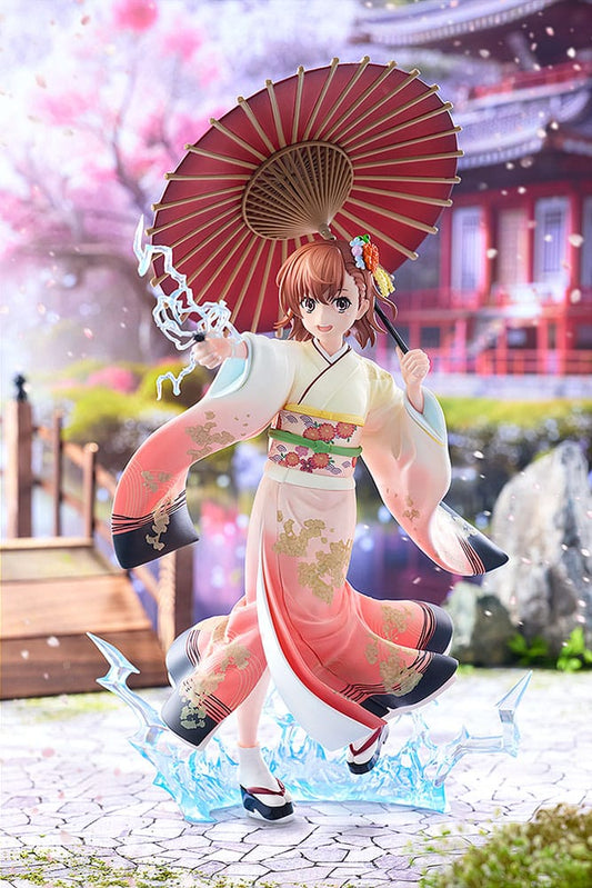 A Certain Scientific Railgun T Statue 1/7 Mikoto Misaka Furisode Kimono Ver. 28 cm Image 2