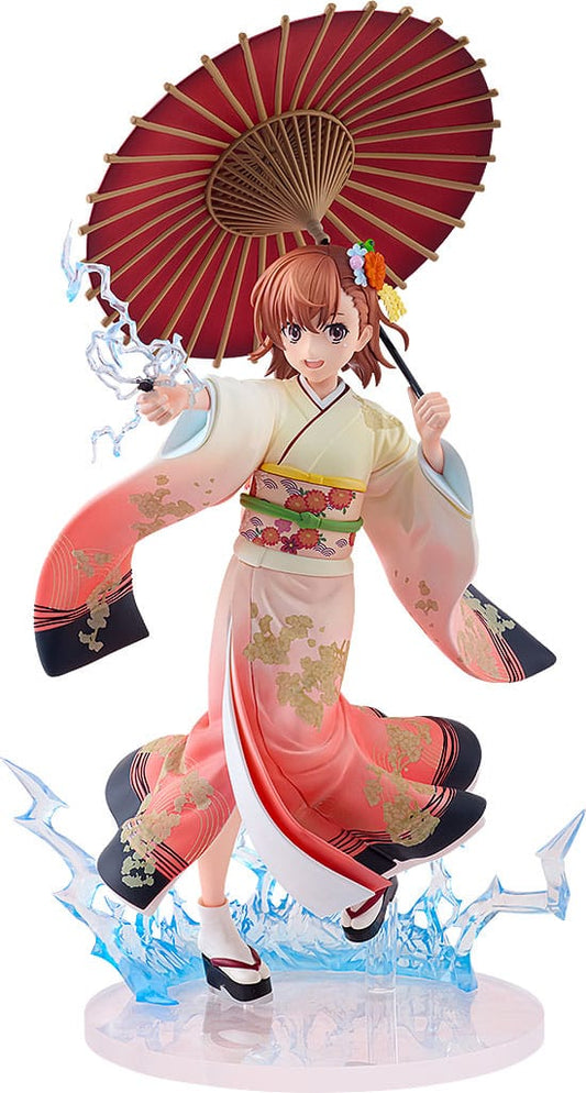A Certain Scientific Railgun T Statue 1/7 Mikoto Misaka Furisode Kimono Ver. 28 cm Image 1