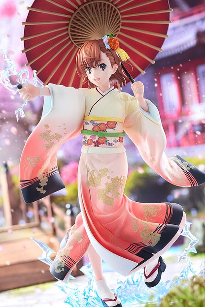 A Certain Scientific Railgun T Statue 1/7 Mikoto Misaka Furisode Kimono Ver. 28 cm Image 4