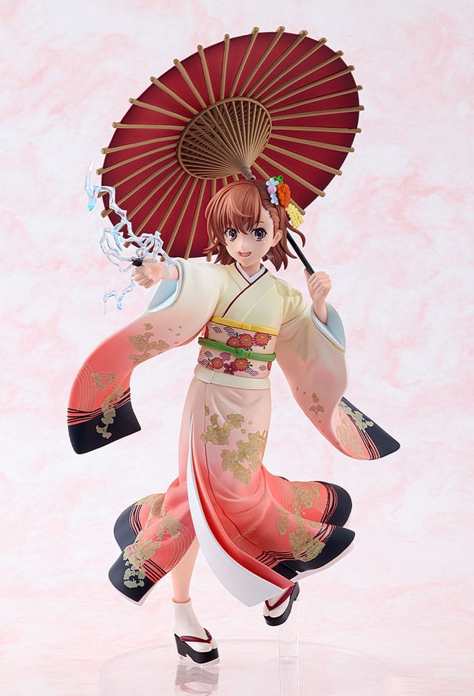 A Certain Scientific Railgun T Statue 1/7 Mikoto Misaka Furisode Kimono Ver. 28 cm Image 11