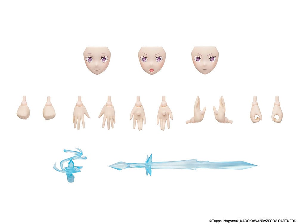 Re:Zero Starting Life in Another World Plastic Model Kit Emilia 16 cm Image 7