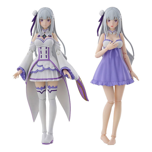 Re:Zero Starting Life in Another World Plastic Model Kit Emilia DX Ver. 16 cm Image 1