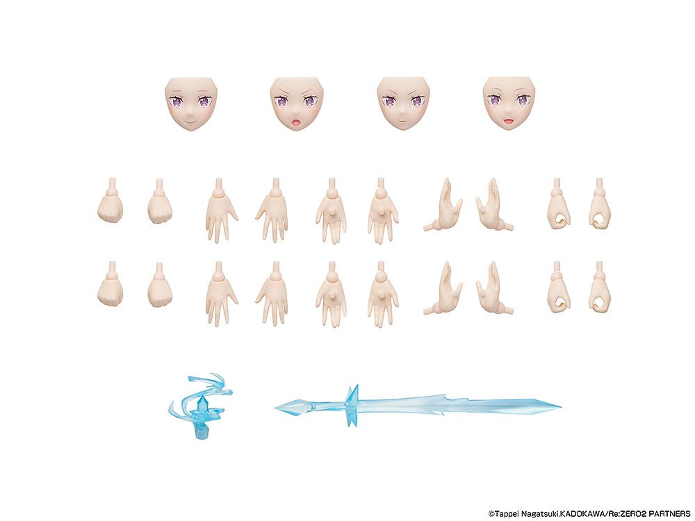 Re:Zero Starting Life in Another World Plastic Model Kit Emilia DX Ver. 16 cm Image 12