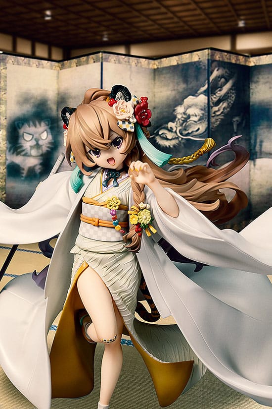 Toradora! PVC Statue Taiga Aisaka: White Kimono Ver. 22 cm Image 7