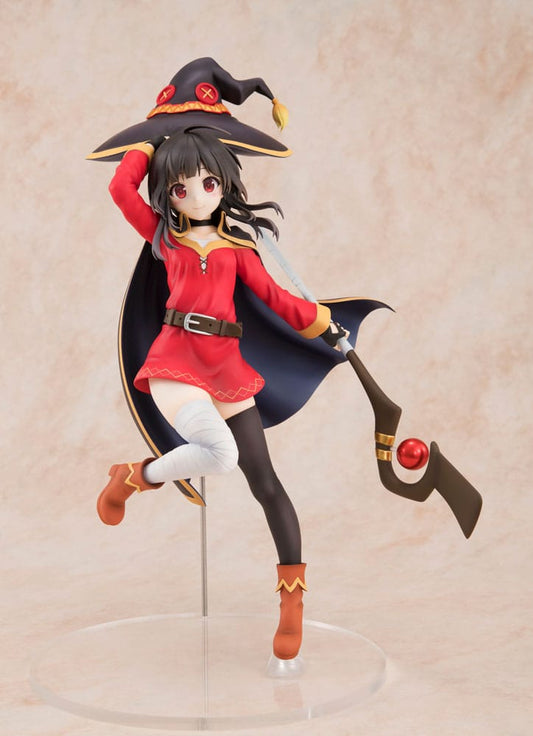 Konosuba God's blessing on this wonderful world! PVC Statue 1/7 Megumin: Sneaker Bunko 30th Anniversary Ver. (re-run) 19 cm Image 1