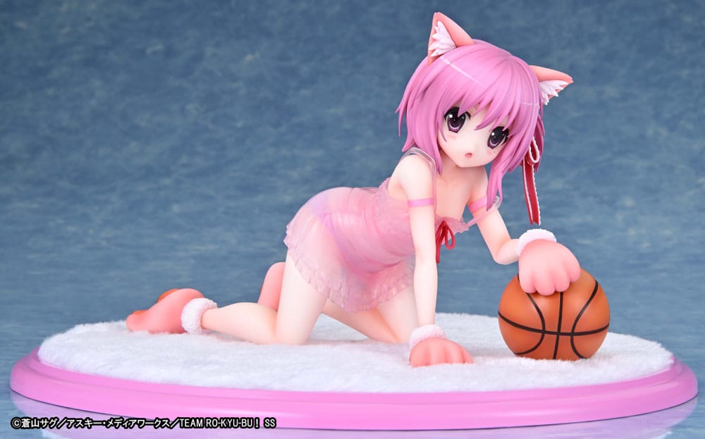 Ro-Kyu-Bu: Fast Break! PVC Statue 1/7 Tomoka Minato Kemomimi Lingerie Ver. 18 cm Image 2