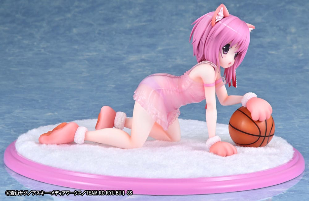 Ro-Kyu-Bu: Fast Break! PVC Statue 1/7 Tomoka Minato Kemomimi Lingerie Ver. 18 cm Image 3
