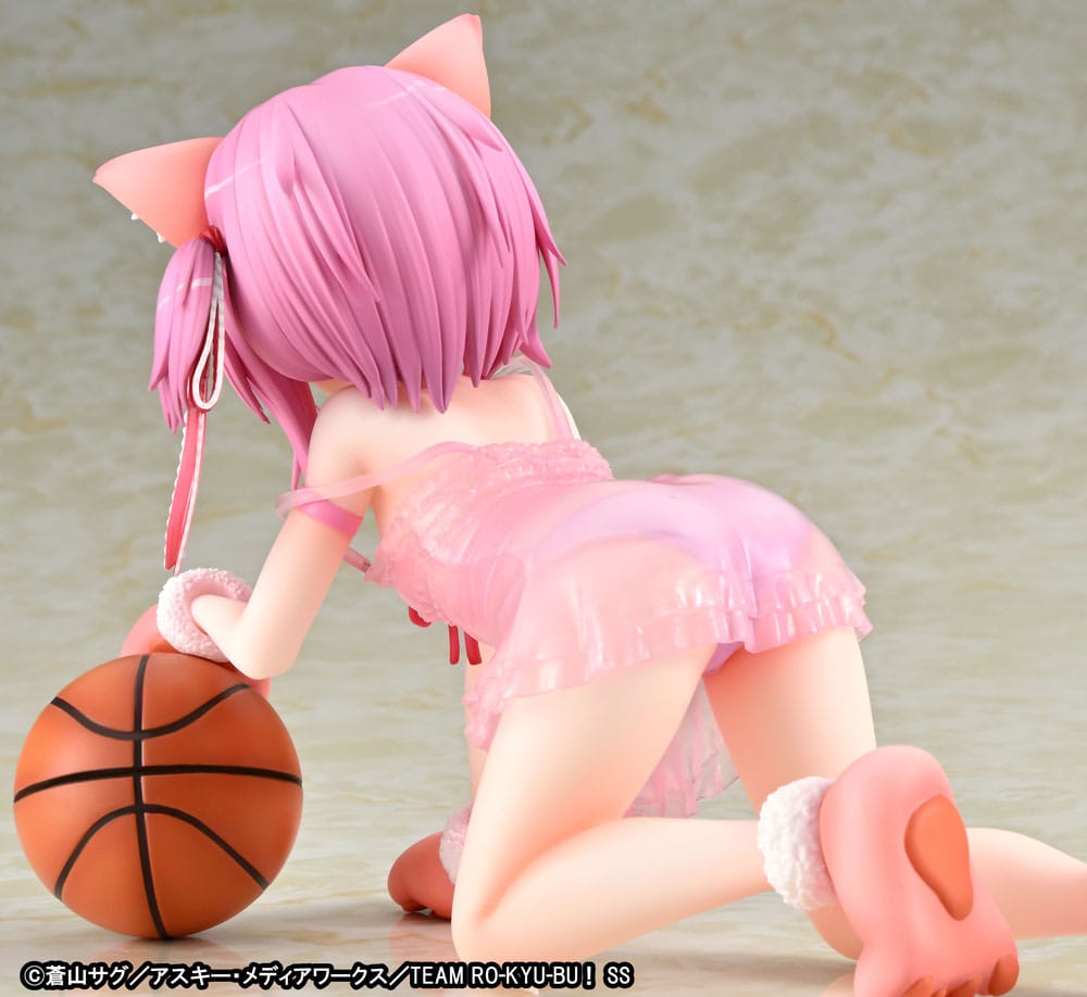 Ro-Kyu-Bu: Fast Break! PVC Statue 1/7 Tomoka Minato Kemomimi Lingerie Ver. 18 cm Image 9