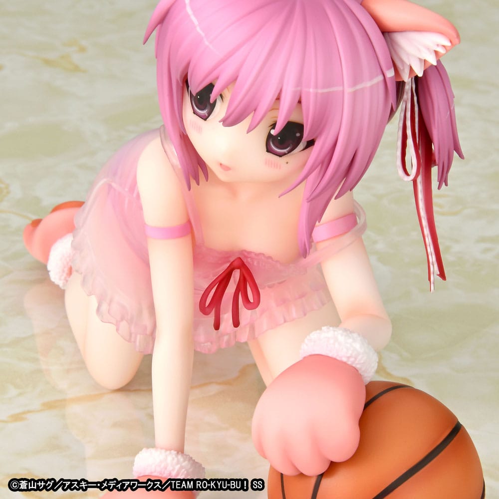 Ro-Kyu-Bu: Fast Break! PVC Statue 1/7 Tomoka Minato Kemomimi Lingerie Ver. 18 cm Image 11
