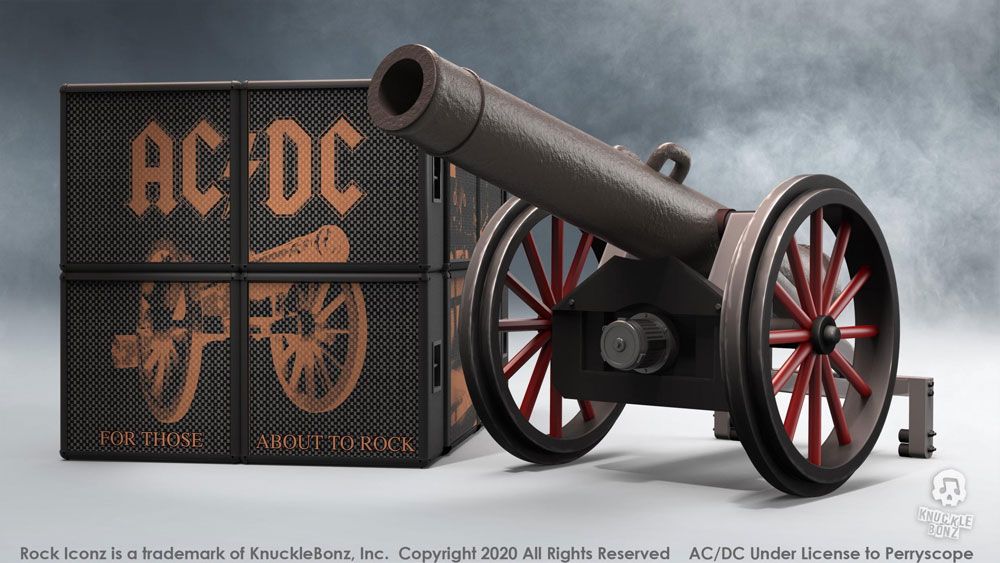 AC/DC Rock Ikonz On Tour Statuen Cannon "For Those About to Rock" Image 2