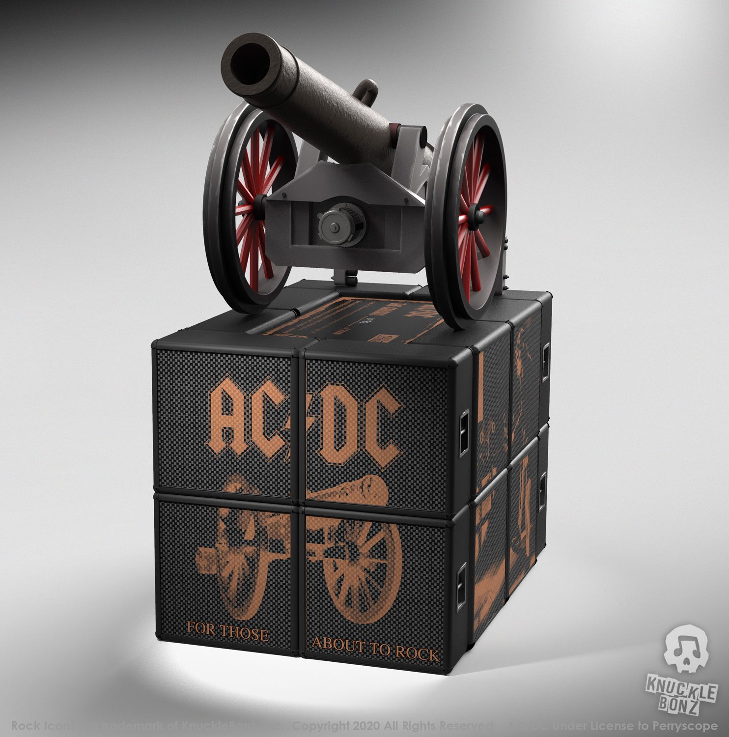 AC/DC Rock Ikonz On Tour Statuen Cannon "For Those About to Rock" Image 3