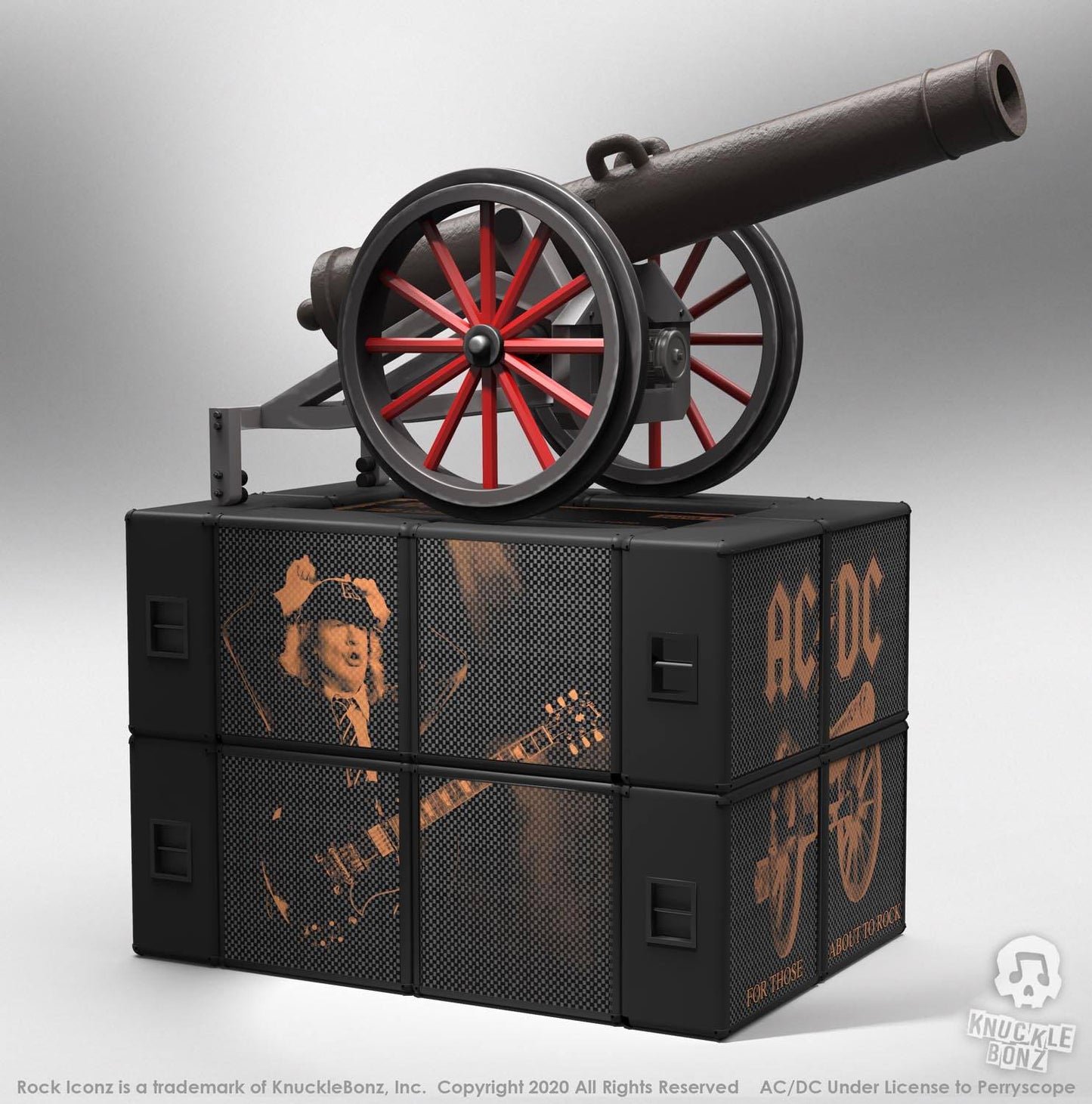 AC/DC Rock Ikonz On Tour Statuen Cannon "For Those About to Rock" Image 4